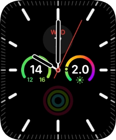 Slide your finger upwards starting from the bottom of the screen.