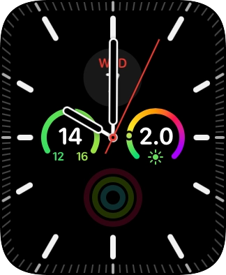 Press and hold the Digital Crown to turn on Siri.