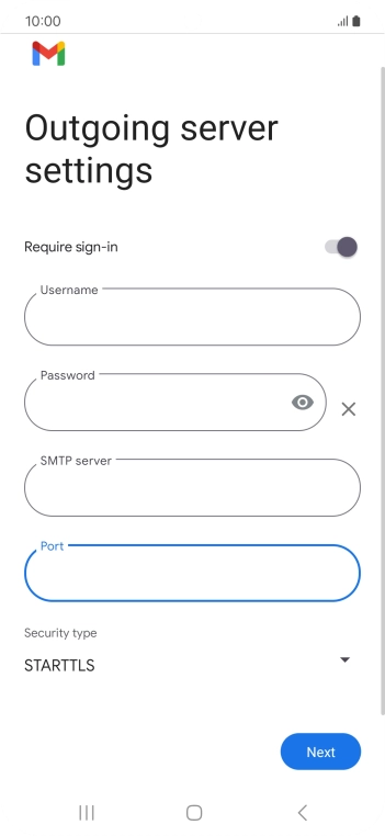 Press the drop down list below 