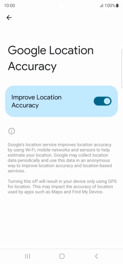 If you press the indicator next to 