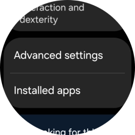 Press Advanced settings and follow the instructions on the screen to select the required settings.
