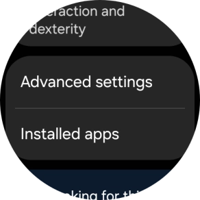Press Advanced settings and follow the instructions on the screen to select the required settings.