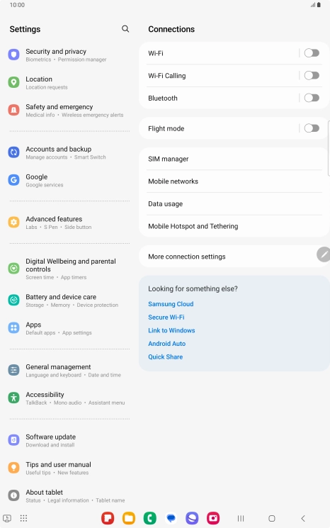 Press Accounts and backup.