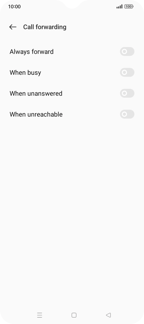 Press the Home key to return to the home screen.
