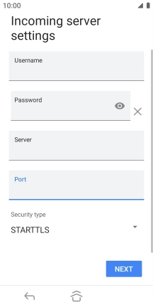 Press the drop down list below 