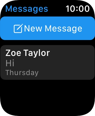 Press the required text message.
