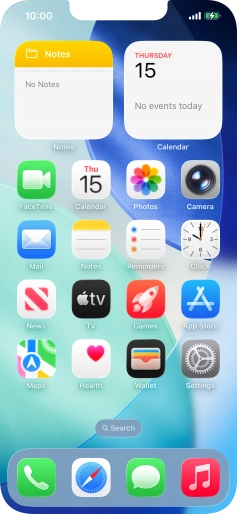 When the battery charging icon is displayed, charging is in progress.