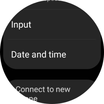 Press Date and time.