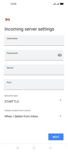 Press the field below 