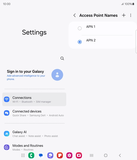 Press the Home key to return to the home screen.