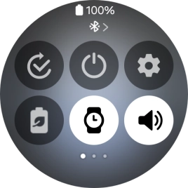 Press the low power mode icon to turn on the function.
