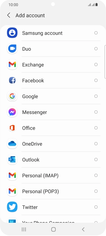 Press Personal (POP3).