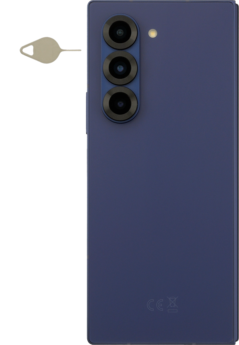 Find the opener for the SIM holder.