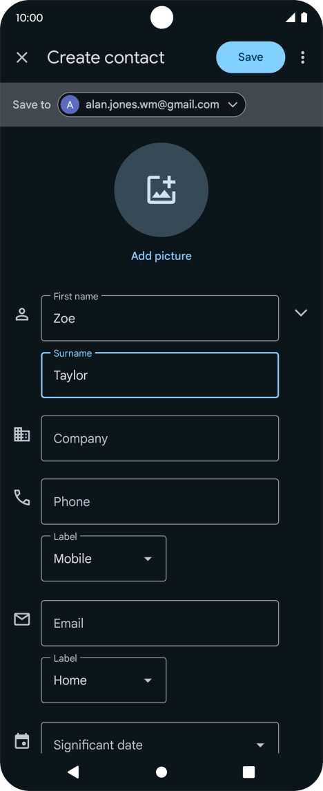 Press Phone and key in the phone number.