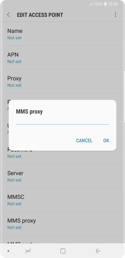 Key in 149.254.201.135 and press OK.