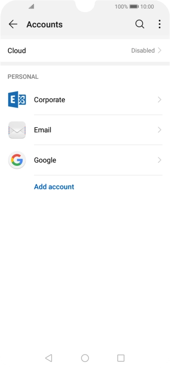 Press the Home key to return to the home screen.