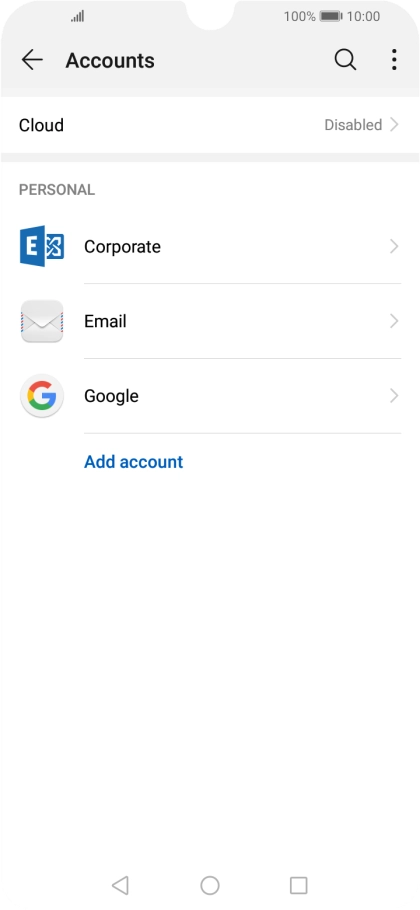 Press the Home key to return to the home screen.