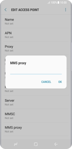 Key in 149.254.201.135 and press OK.