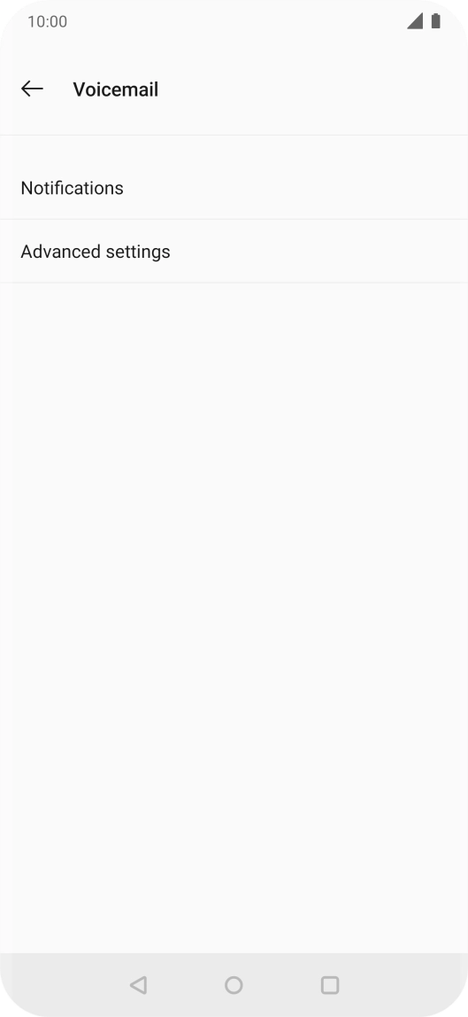 Press Advanced settings.