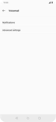 Press Advanced settings.
