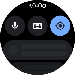 Press the microphone icon and say the required destination.
