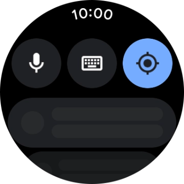 Press the microphone icon and say the required destination.