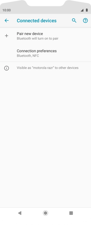 Press the Home key to return to the home screen.