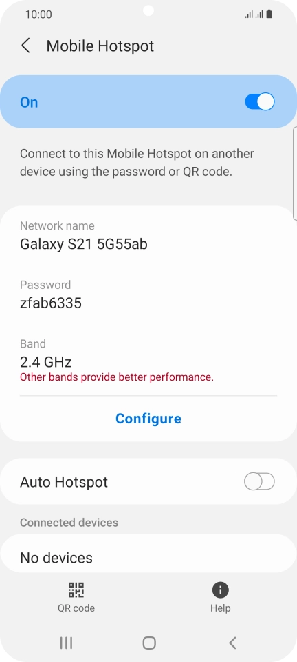 Press the Home key to return to the home screen.
