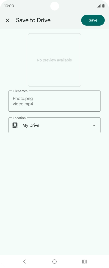 Press the field below 