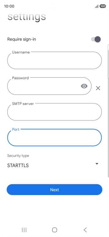 Press the drop down list below 