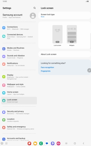 Press the Home key to return to the home screen.