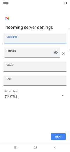 Press the field below 