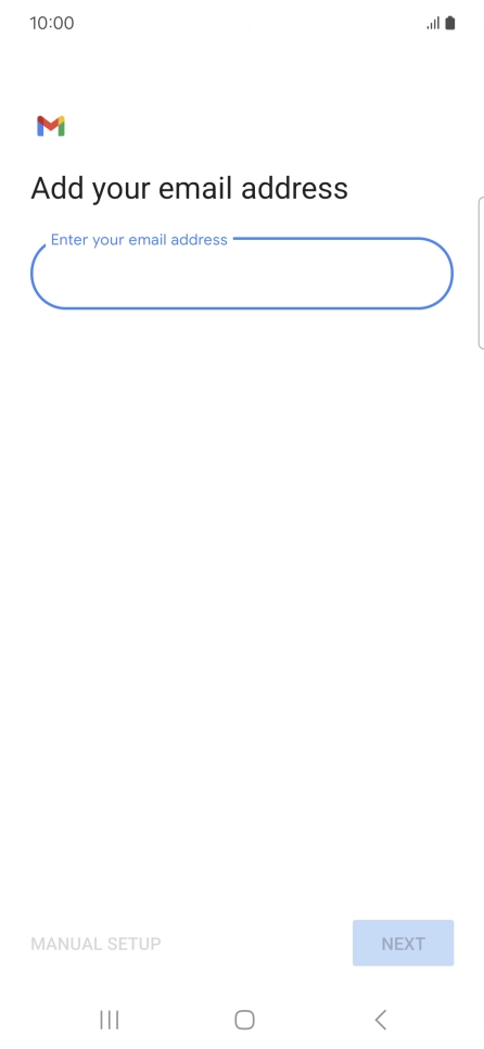 Press the field below 