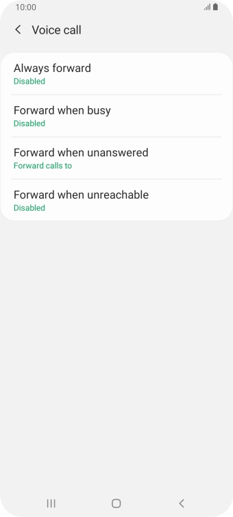 Press the Home key to return to the home screen.