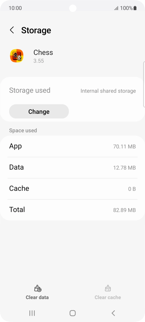 Press the Home key to return to the home screen.