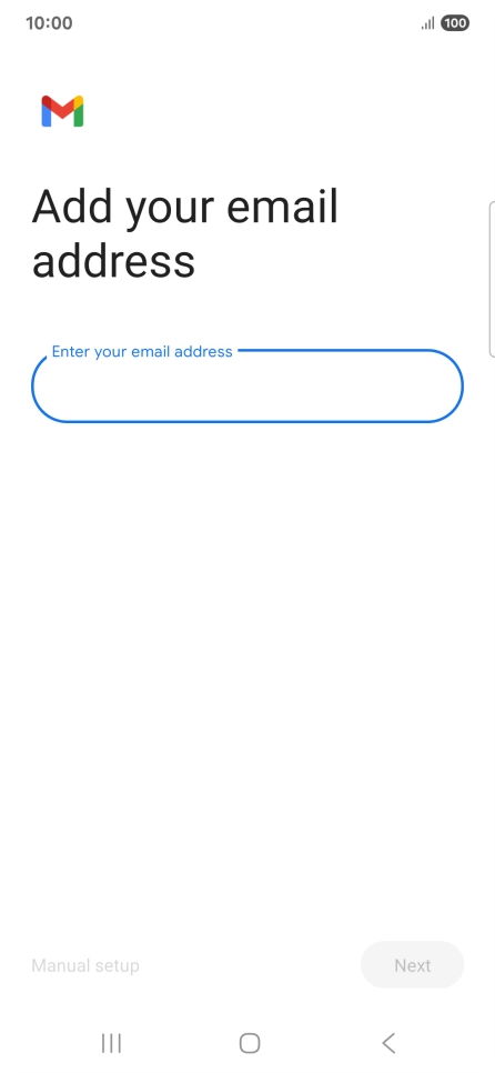 Press the field below 