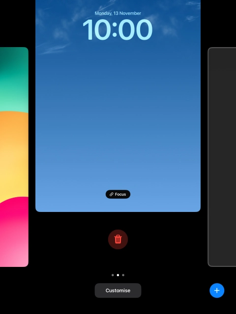 Press the delete icon.