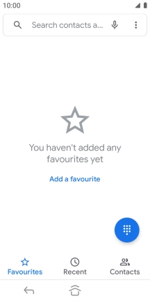 Press the menu icon.