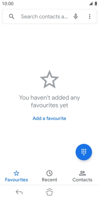Press the menu icon.