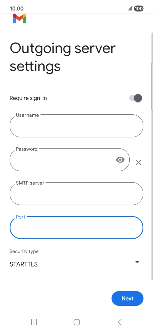 Press the drop down list below 