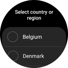 Press the required region.