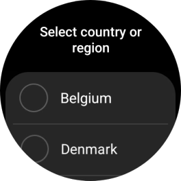 Press the required region.