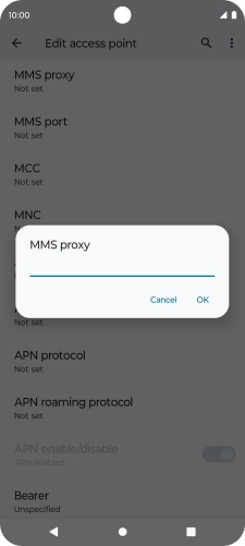 Key in 149.254.201.135 and press OK.