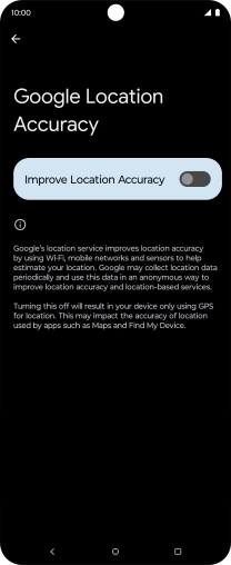 If you press the indicator next to 