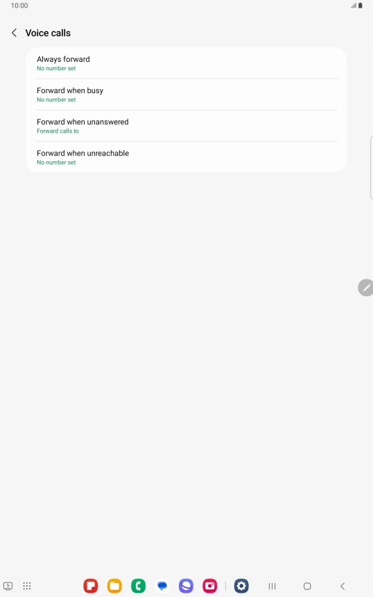 Press the Home key to return to the home screen.