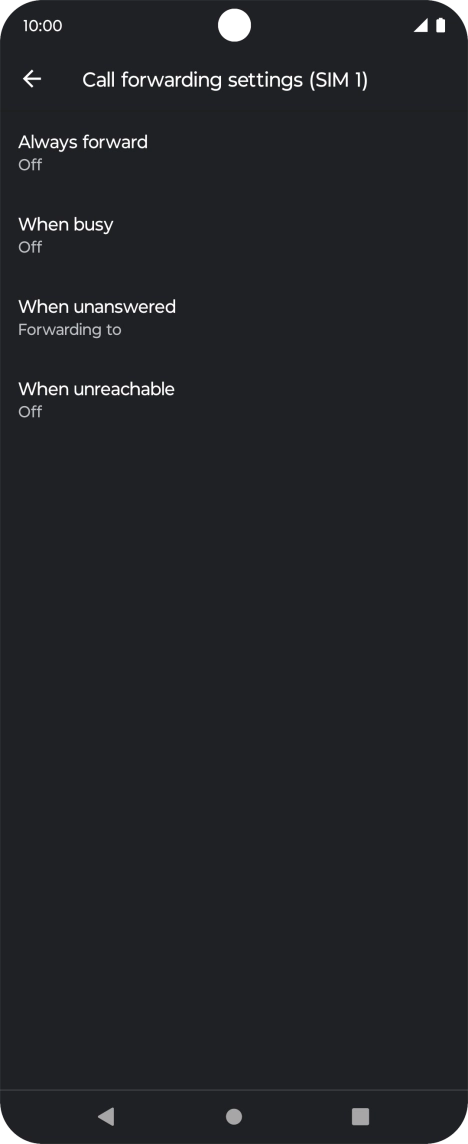 Press the Home key to return to the home screen.