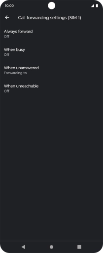 Press the Home key to return to the home screen.