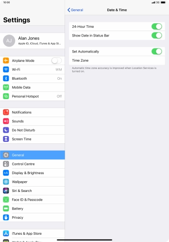 Slide your finger upwards starting from the bottom of the screen to return to the home screen.
