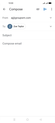 Press Subject and key in the required subject.
