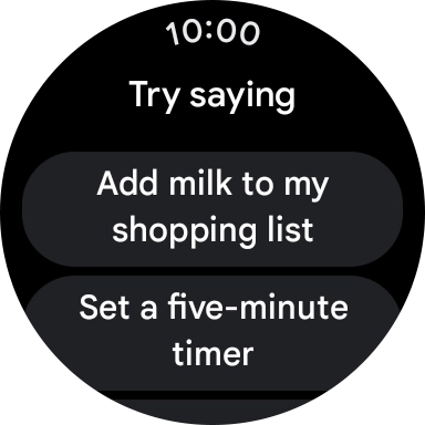 Press the crown to return to the home screen.